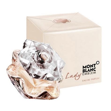 mont blanc perfume lady emblem.